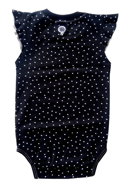 Summer Set Body Masi Black and White Dots with Shorts Lyty Grey with Black Dots