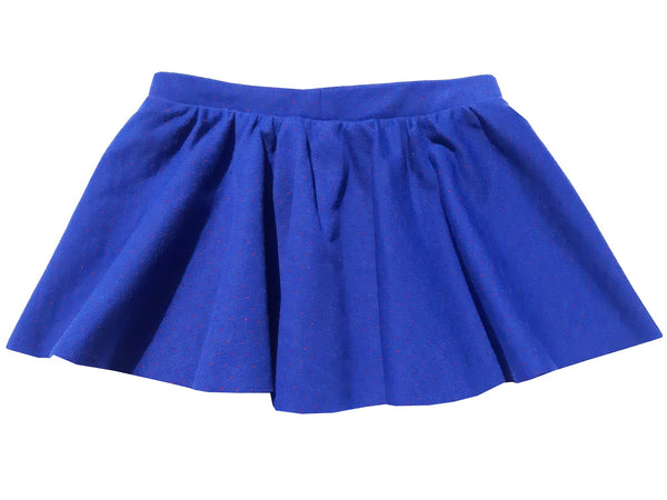 SKIRT  TANY BLUE WITH RED DOTS
