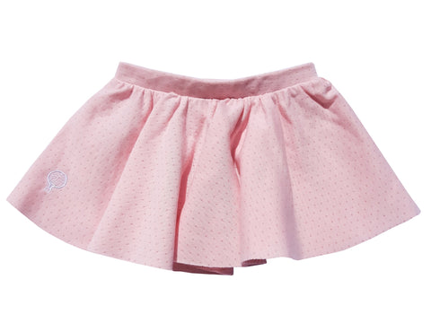 SKIRT TANY LIGHT PINK WITH DOTS
