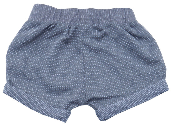SHORTS LYTY GREY WITH SMALL WHITE DOTS 