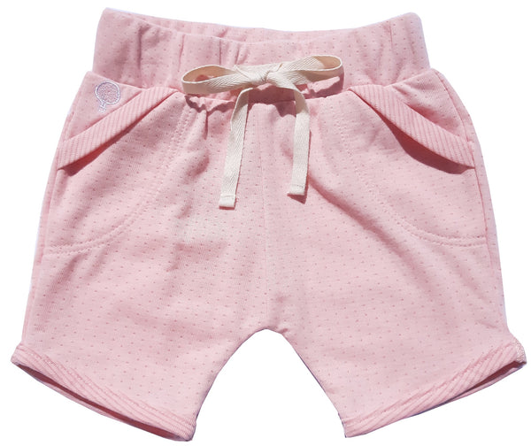 Summer Set Body Masi Stripes and Flowers with Shorts Lyty Light Pink with Dots