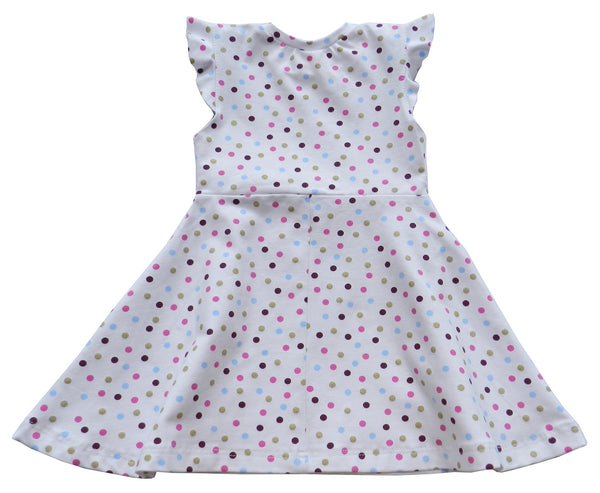 DRESS LOIS BUTTERFLY COLORFUL DOTS